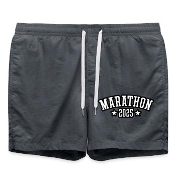 Marathon 2025 Running - Swim Trunks - anthracite - Front - AI Model Male 185 light (185cm)