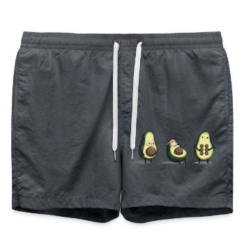 Évolution du corps de l’avocat - Short de bain - charbon - Devant - AI Model Male 185 light (185cm)