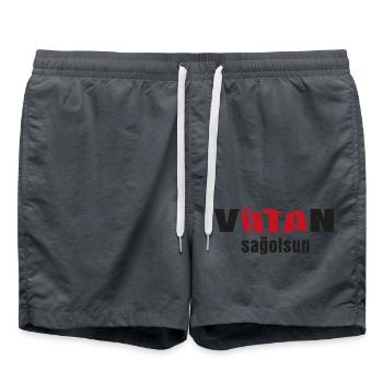 vatan sagolsun v5 - Badeshorts - Anthrazit - Vorne - AI Model Male 185 light (185cm)
