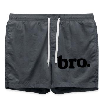 bridge - Swim Trunks - anthracite - Front - AI Model Male 185 light (185cm)