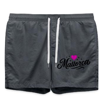 Cœur de Majorque - Short de bain - charbon - Devant - AI Model Male 185 light (185cm)