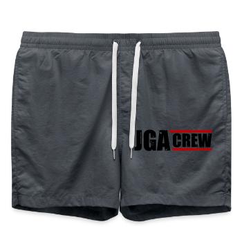 Jga Crew Junggesellenabschied - Badeshorts - Anthrazit - Vorne - AI Model Male 185 light (185cm)