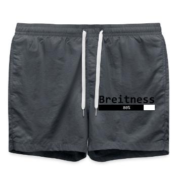 Breitness 80 - Badeshorts - Anthrazit - Vorne - AI Model Male 185 light (185cm)