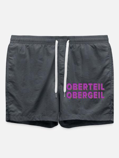 Oberteil Obergeil - Badeshorts - Anthrazit
