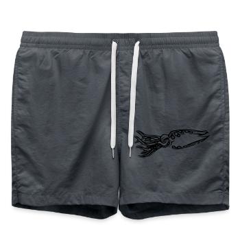 Octopus - Swim Trunks - anthracite - Front - AI Model Male 185 light (185cm)