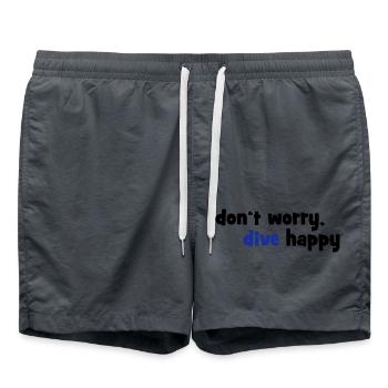 dive - Swim Trunks - anthracite - Front - AI Model Male 185 light (185cm)