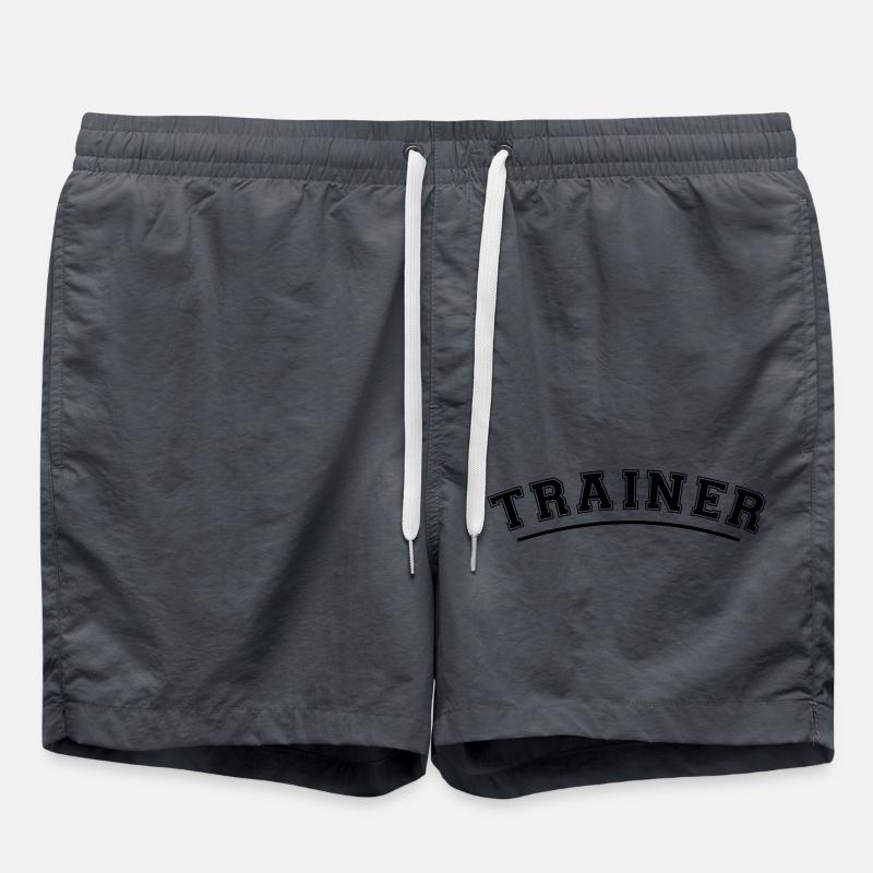 Trainer - Badeshorts - Anthrazit