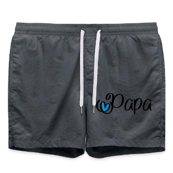 Papa - Short de bain - charbon - Devant - AI Model Male 185 light (185cm)