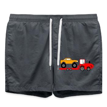 Traktor - Badeshorts - Anthrazit - Vorne - AI Model Male 185 light (185cm)