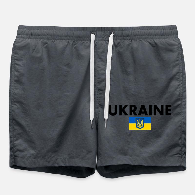 Ukraine - Short de bain - charbon