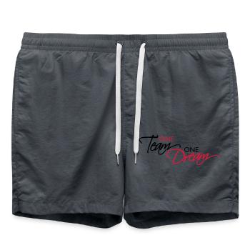 Lettrage d’une équipe - Short de bain - charbon - Devant - AI Model Male 185 light (185cm)