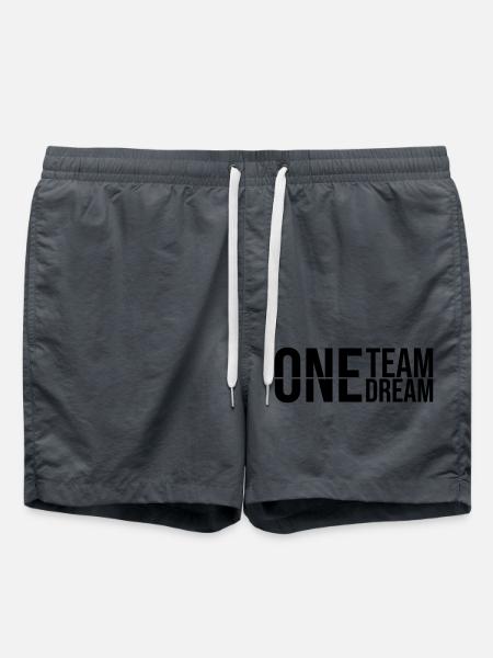 Devise Une équipe - Short de bain - charbon