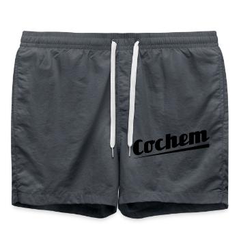 Cochem - Stadt best place ever - Badeshorts - Anthrazit - Vorne - AI Model Male 185 light (185cm)