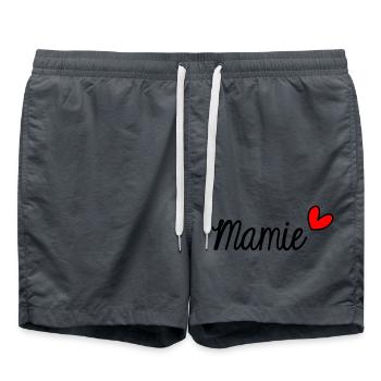 BONNE FÊTE MAMIE. SUPER MAMIE. MAMIE. FÊTE - Short de bain - charbon - Devant - AI Model Male 185 light (185cm)