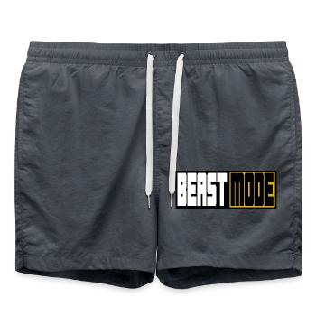 Beast Mode - Badeshorts - Anthrazit - Vorne - AI Model Male 185 light (185cm)
