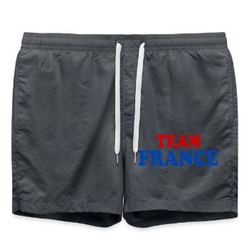 France - Short de bain - charbon - Devant - AI Model Male 185 light (185cm)