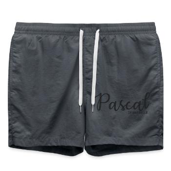 Pascal de Marseille Cadeau T shirt pascal - Short de bain - charbon - Devant - AI Model Male 185 light (185cm)