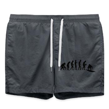 Surfeur Moniteur de surf Surfing Planche de surf - Short de bain - charbon - Devant - AI Model Male 185 light (185cm)