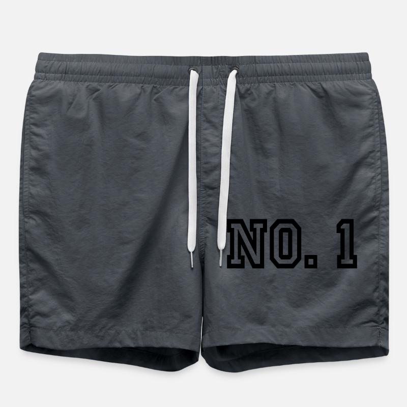 Number 1 - Swim Trunks - anthracite