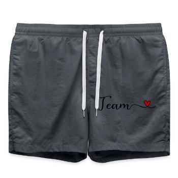 Team - Swim Trunks - anthracite - Front - AI Model Male 185 light (185cm)