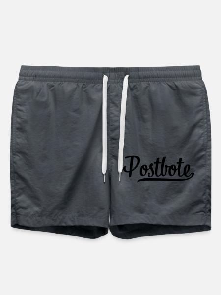 Postbote - Badeshorts - Anthrazit