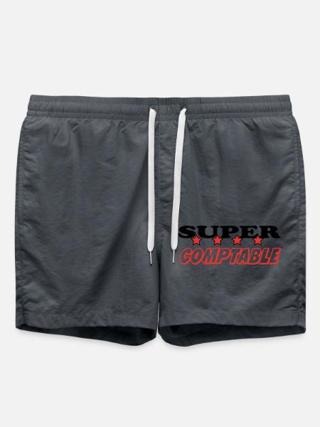 SUPER COMPTABLE - Short de bain - charbon