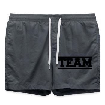 équipe - Short de bain - charbon - Devant - AI Model Male 185 light (185cm)