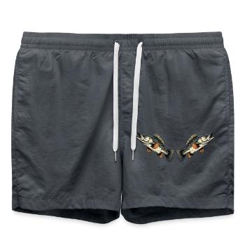 Poissons - Short de bain - charbon - Devant - AI Model Male 185 light (185cm)