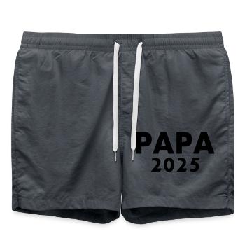 Papa 2025 - Short de bain - charbon - Devant - AI Model Male 185 light (185cm)