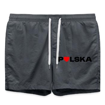 LOVE POLSKA Cadeau - Short de bain - charbon - Devant - AI Model Male 185 light (185cm)