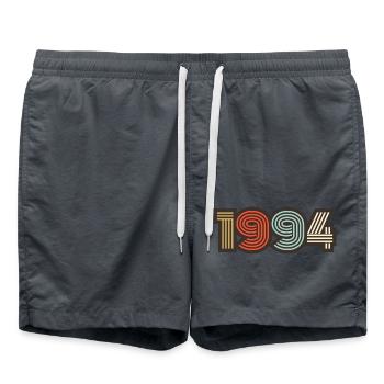 1994 rétro vintage - Short de bain - charbon - Devant - AI Model Male 185 light (185cm)