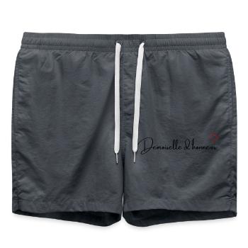 Rotes Herz Brautjungfer - Badeshorts - Anthrazit - Vorne - AI Model Male 185 light (185cm)