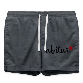 Examen de fin d’études - Short de bain - charbon - Devant - AI Model Male 185 light (185cm)