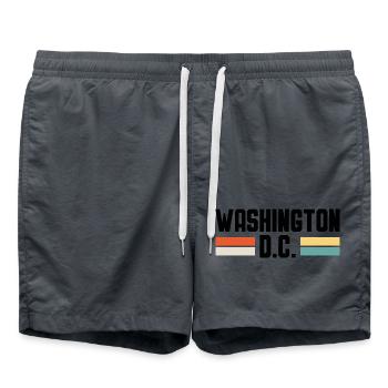WASHINGTON DC - Badeshorts - Anthrazit - Vorne - AI Model Male 185 light (185cm)