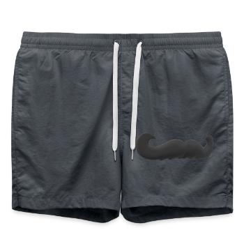 Moustache - Swim Trunks - anthracite - Front - AI Model Male 185 light (185cm)