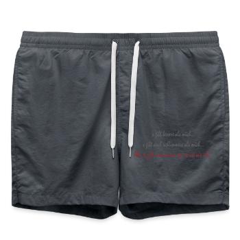 Il n’y a personne comme moi - Short de bain - charbon - Devant - AI Model Male 185 light (185cm)