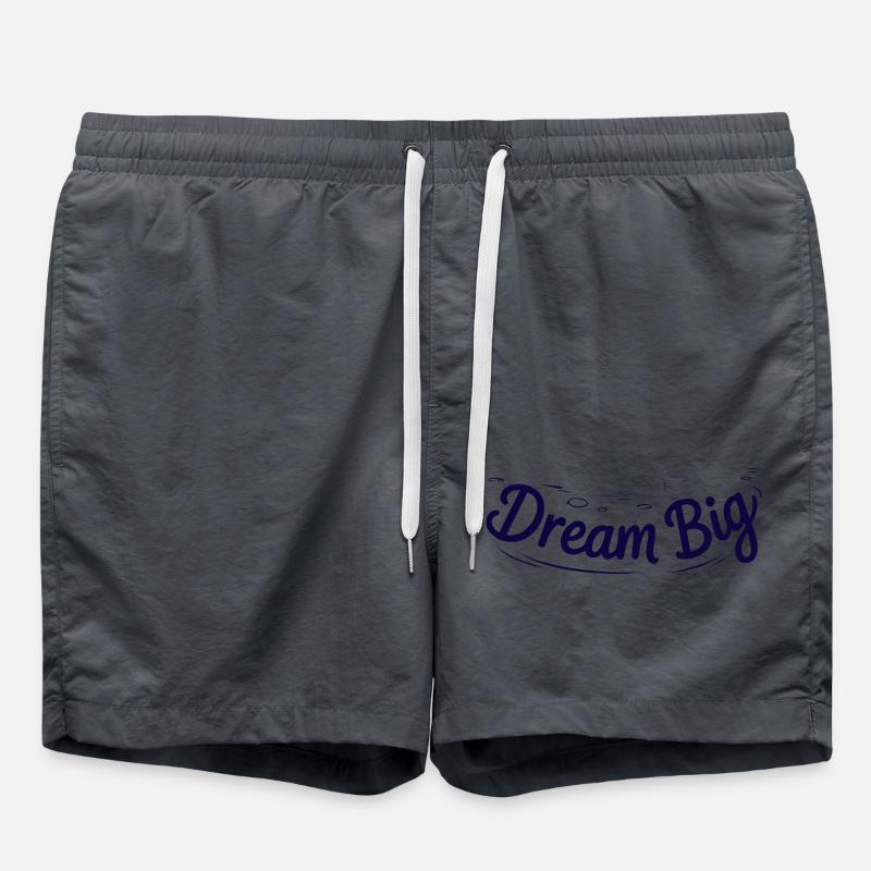 DREAMS BIGS - Swim Trunks - anthracite