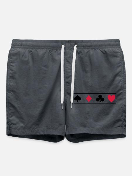 Card game characters - Swim Trunks - anthracite
