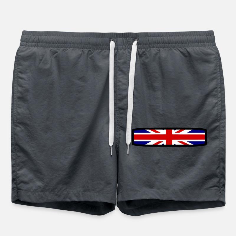Union Jack - Swim Trunks - anthracite