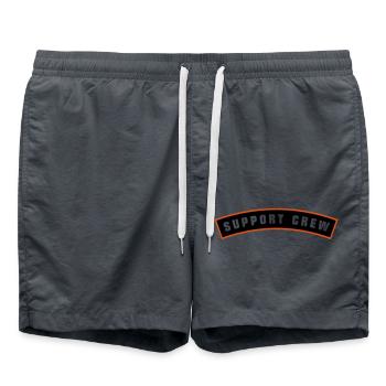 SUPPORT CREW Patch - Badeshorts - Anthrazit - Vorne - AI Model Male 185 light (185cm)