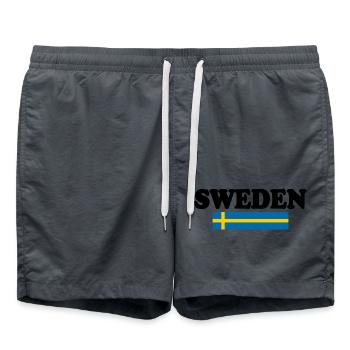 Schweden - Swim Trunks - anthracite - Front - AI Model Male 185 light (185cm)