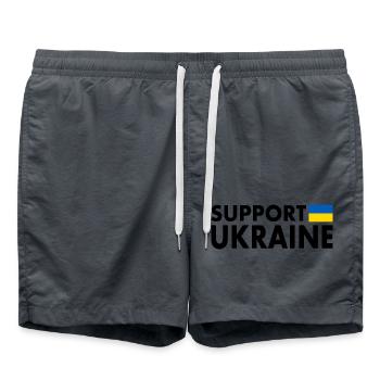 Support ukraine - Badeshorts - Anthrazit - Vorne - AI Model Male 185 light (185cm)