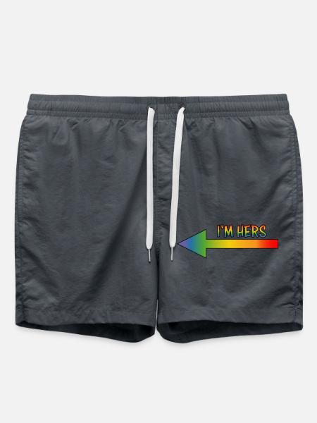 I M HERS - Swim Trunks - anthracite