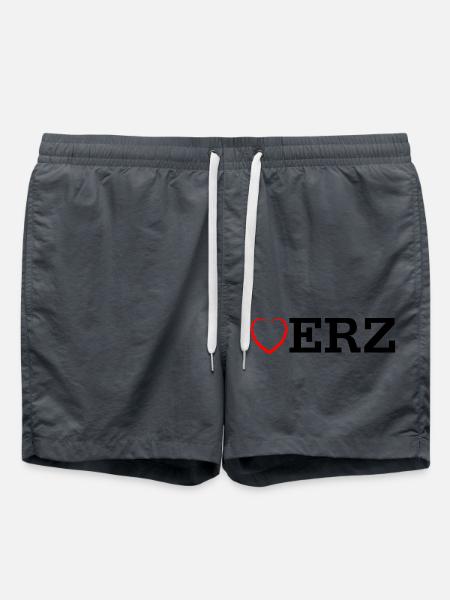 Ich Liebe das Erzgebirge - Badeshorts - Anthrazit