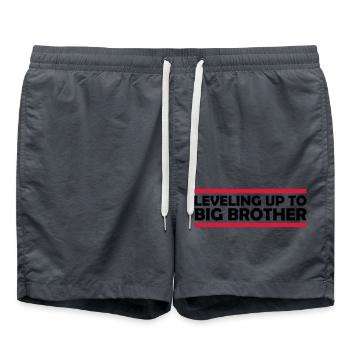 Monter de niveau grand frère - Short de bain - charbon - Devant - AI Model Male 185 light (185cm)
