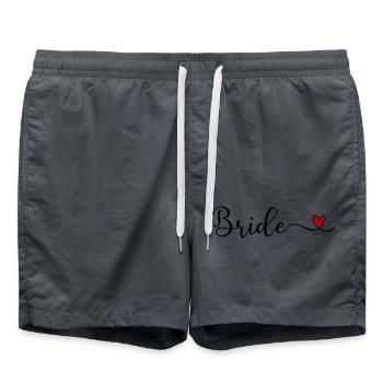 Bride - Swim Trunks - anthracite - Front - AI Model Male 185 light (185cm)
