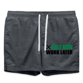 Golfe - Short de bain - charbon - Devant - AI Model Male 185 light (185cm)