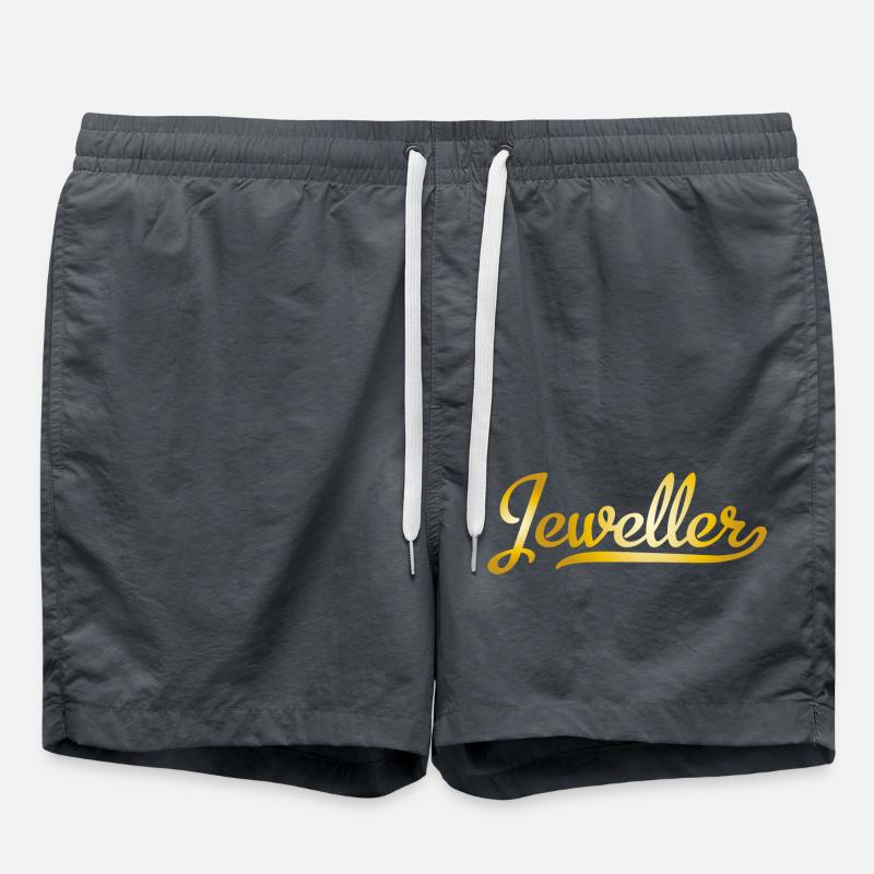 Bijoutier - Short de bain - charbon