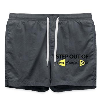 Sortez de votre zone de confort - Short de bain - charbon - Devant - AI Model Male 185 light (185cm)
