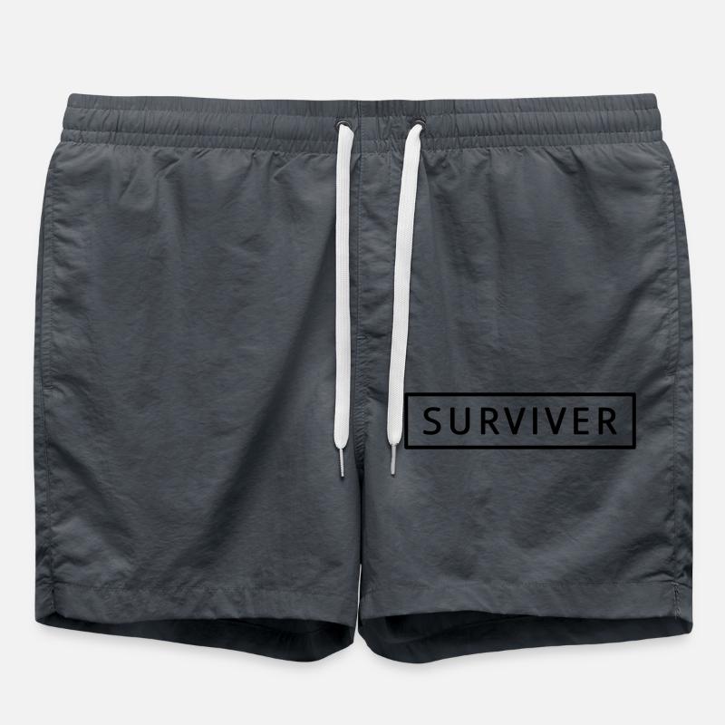 Surviver - Swim Trunks - anthracite